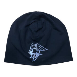 Trikoopipo heijastavalla logolla